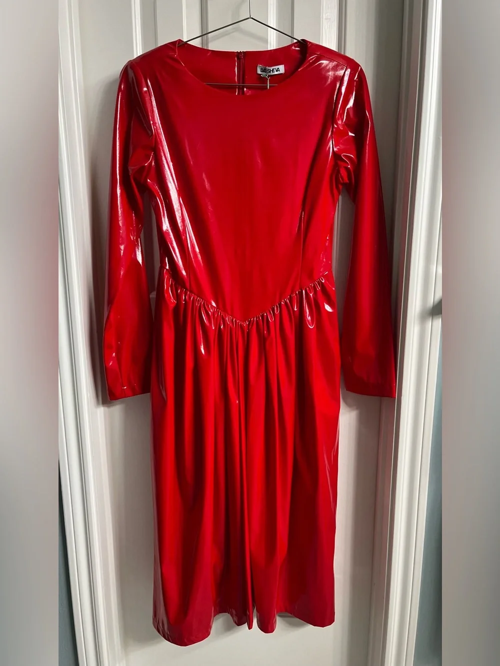 RARE-Batsheva Willow Red Latex - NWT - Picture 5 of 6